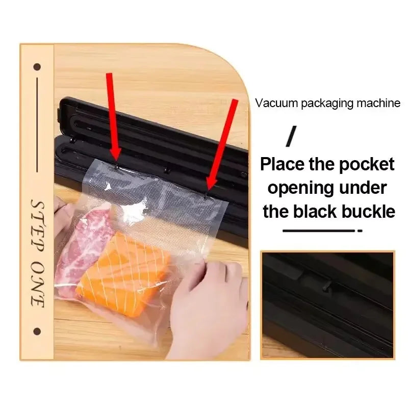 NEW 2025 Vacuum sealant 2-in-1 vacuum sealer, with 2 modes, welding device, vacuum sealant, for fruits, meat, etc. to keep fresh