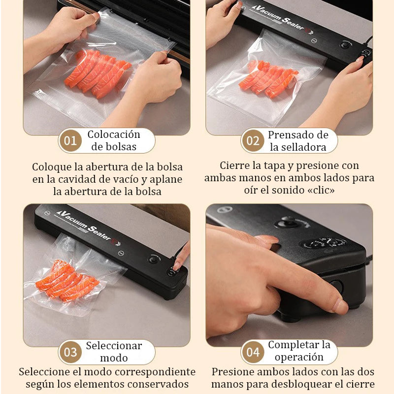 NEW 2025 Vacuum sealant 2-in-1 vacuum sealer, with 2 modes, welding device, vacuum sealant, for fruits, meat, etc. to keep fresh